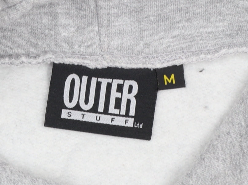 Womens UK Size M Outerstuff Grey Pullover Hoodie