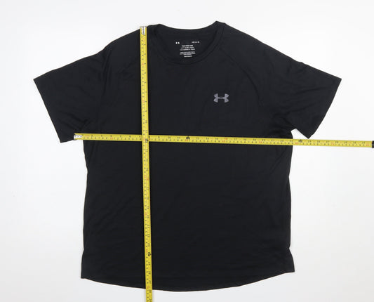 Under Armour Men's Black Tech Tee Short Sleeve Sports T-Shirt Size L