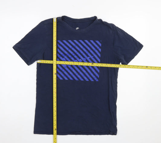 Mens UK Size M Nike Blue T-Shirt