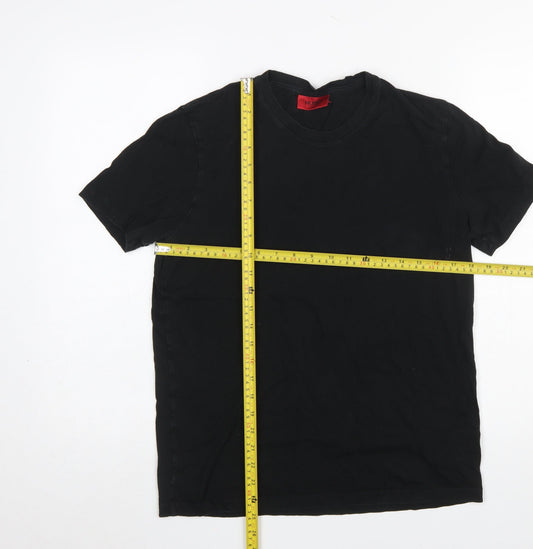 Mens UK Size S HUGO BOSS Black T-Shirt