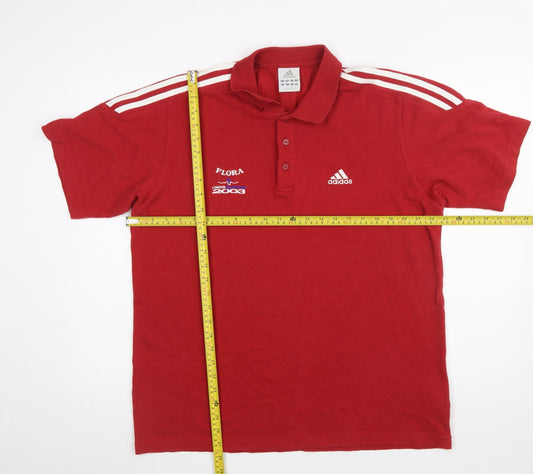 Mens UK Size XL adidas Cotton Blend Polo Shirt