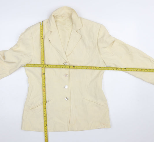 Womens UK Size 12 Betty Barclay Regular Beige Blazer
