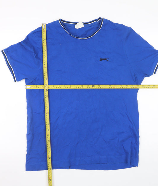 Mens UK Size L Slazenger Blue T-Shirt