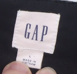 Womens UK Size L Gap Black Basic Blouse