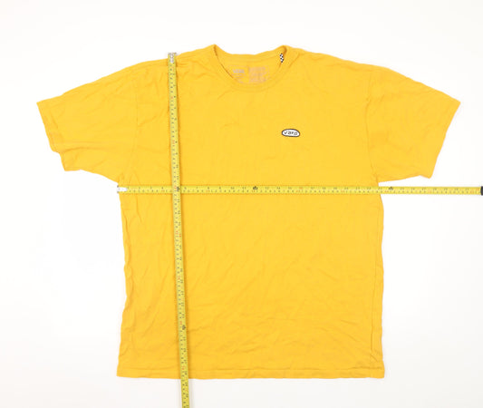 Mens UK Size XL VANS Yellow T-Shirt