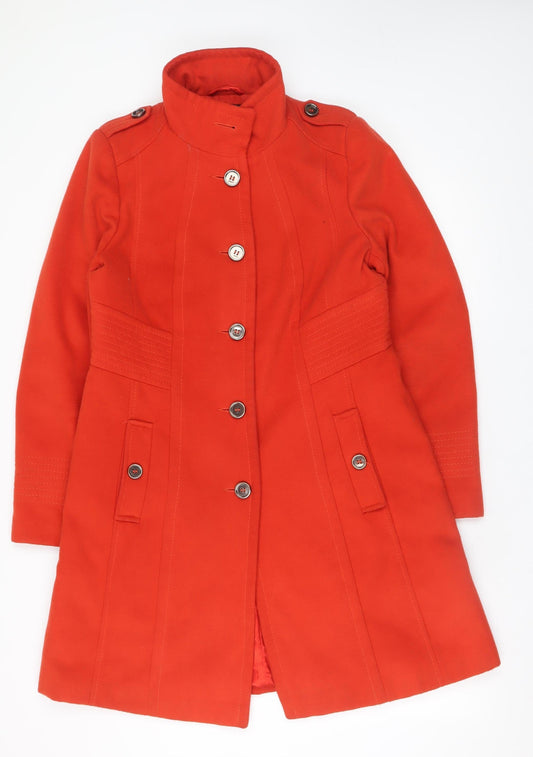 Womens UK Size 14 Wallis Red Military Jacket