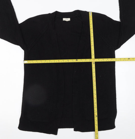 Womens UK Size 10 Fat Face Black Cardigan Jumper