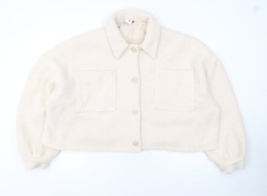 Womens UK Size 18 COLLUSION Beige Basic Jacket
