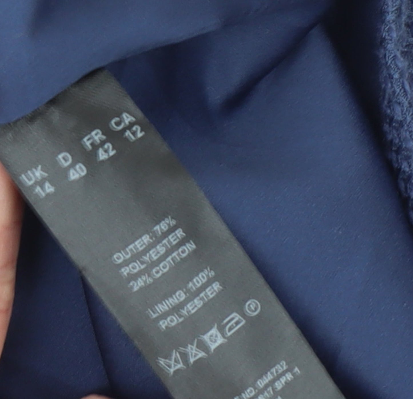 Womens UK Size 14 Eastex Regular Blue Blazer