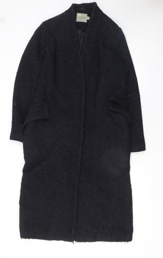 Womens UK Size 6 ASOS Black Overcoat