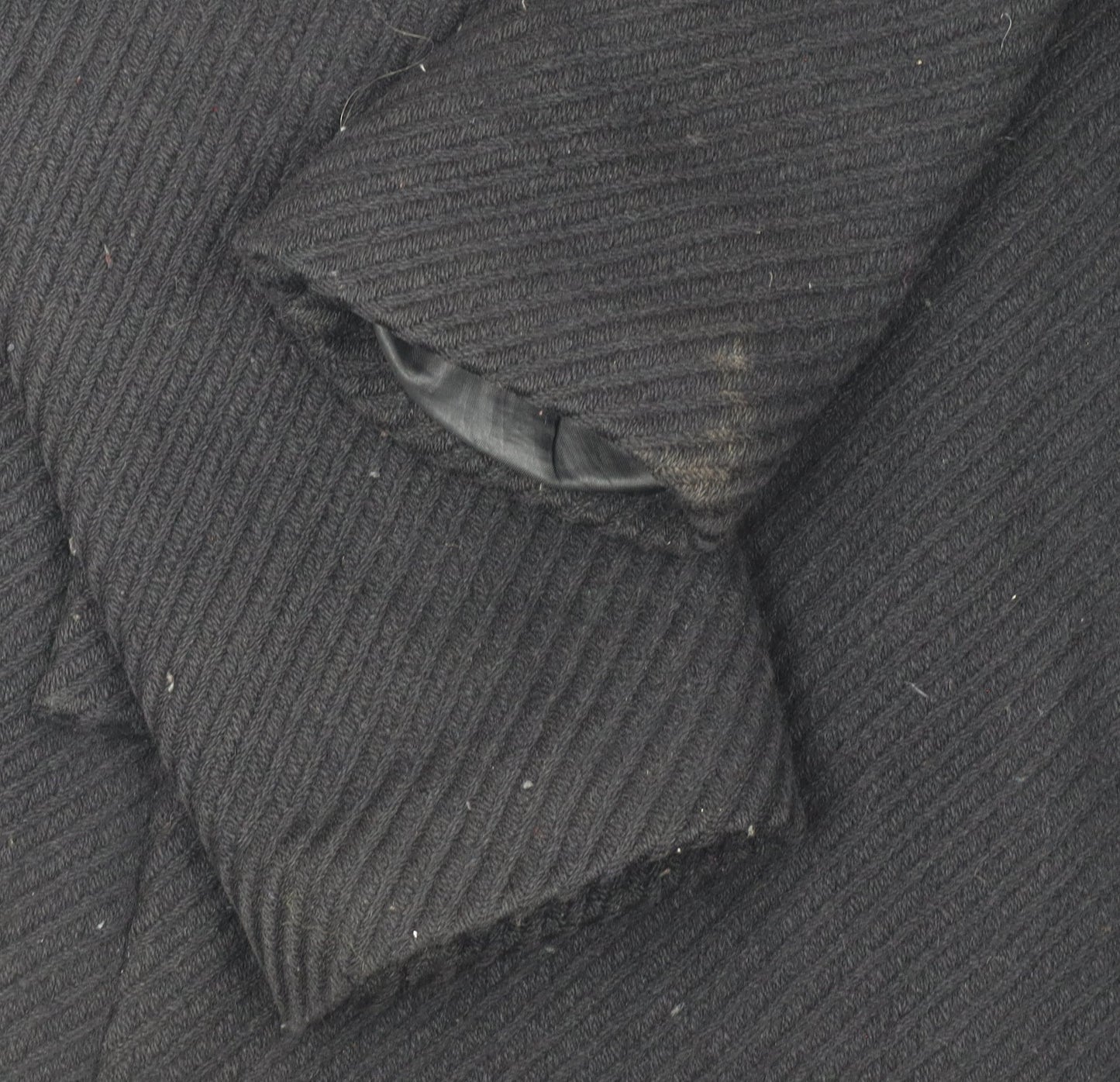 Womens UK Size L Kimchi & Blue Black Overcoat