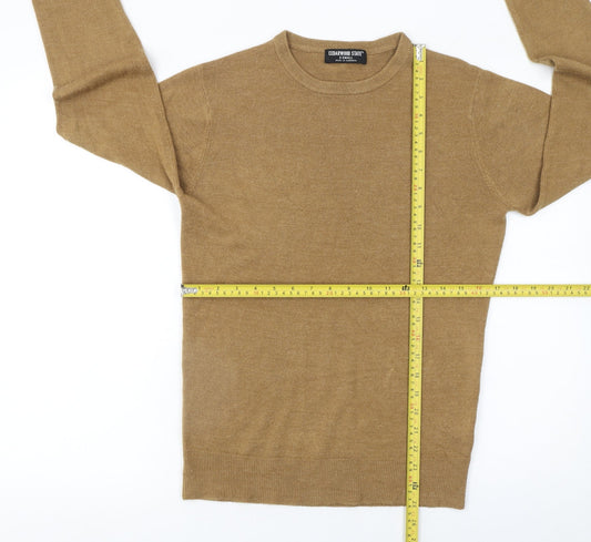 Mens UK Size XS Cedarwood State Beige Pullover Jumper