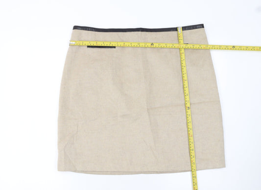 Womens UK Size 18 Marks and Spencer Straight & Pencil Twill Skirt