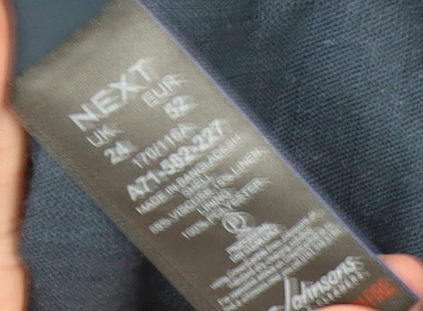 Womens UK Size 24 NEXT Plus Blue Blazer