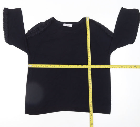 Womens UK Size 12 Marks and Spencer Black Pullover Jumper