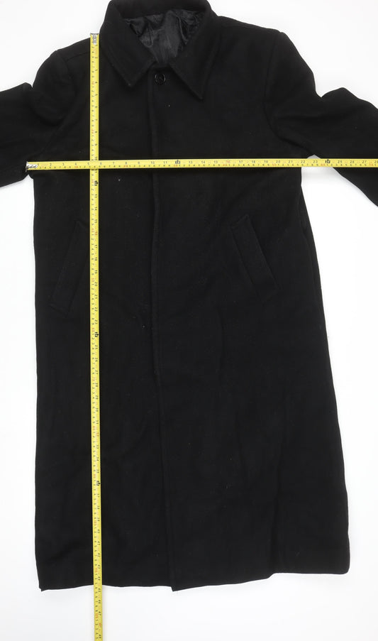 Womens UK Size L Al Zibak Black Overcoat