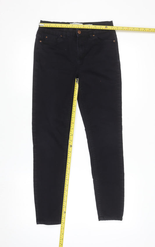 Womens UK Size 8 New Look Slim Fit Skinny Black Jeans