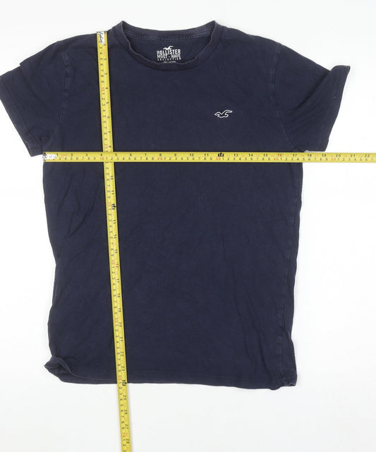 Mens UK Size XS Hollister Blue T-Shirt