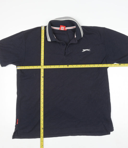 Mens UK Size L Slazenger Cotton Polo Shirt