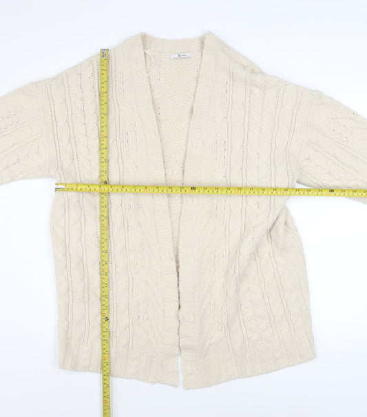 Womens UK Size L TU Ivory Cardigan Jumper
