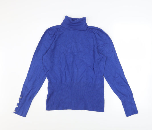Womens UK Size 14 John Lewis Blue Pullover Jumper