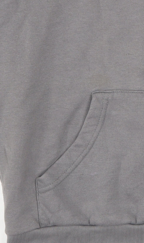 Womens UK Size 8 PRETTYLITTLETHING Grey Pullover Hoodie