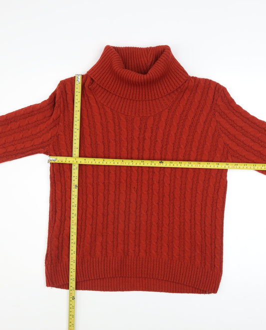 Womens UK Size M Lakeland Red Pullover Jumper