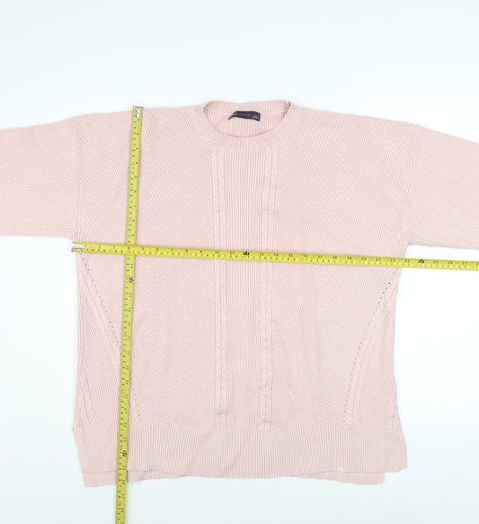 Womens UK Size L Marks and Spencer Pink Pullover Jumper