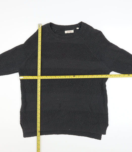 Womens UK Size 12 Fat Face Black Pullover Jumper