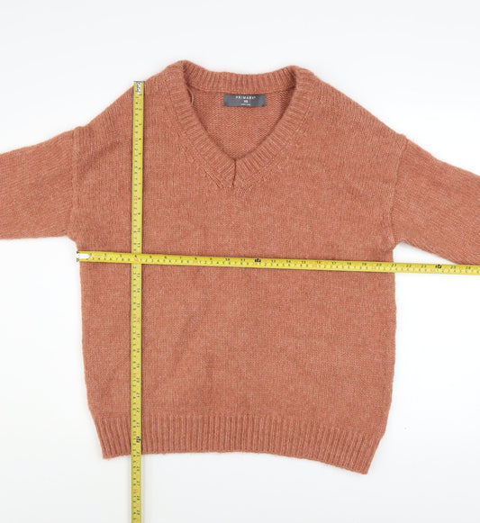 Womens UK Size XS Primark Brown Pullover Jumper