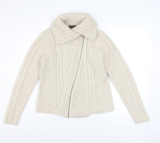 Womens UK Size 12 Topshop Ivory Basic Jacket
