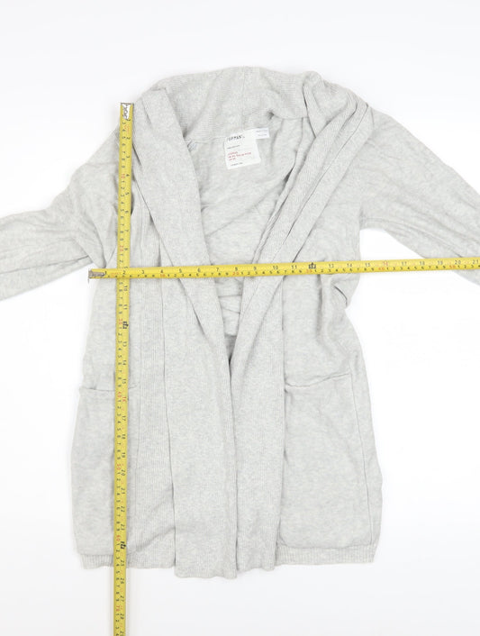 Mens UK Size XS Topman Grey Cardigan Jumper