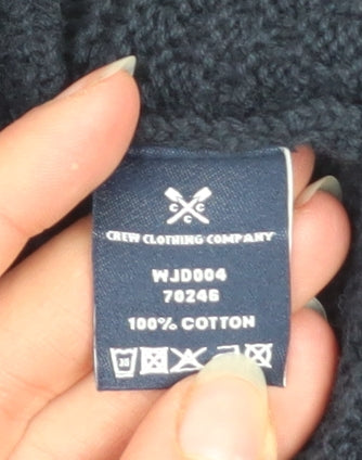 Womens UK Size M Crew Clothing Company Blue Cardigan Jumper