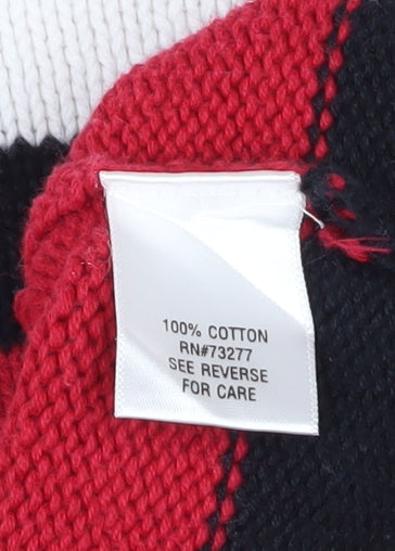 Mens UK Size XL Croft & Barrow Red Pullover Jumper