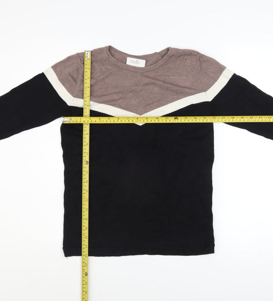 Womens UK Size 10 Wallis Black Pullover Jumper