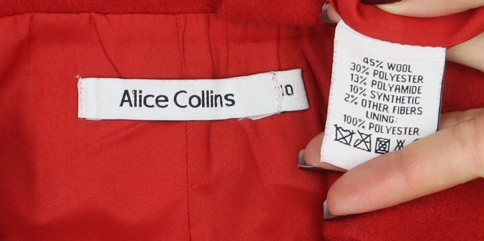 Womens UK Size 12 Alice Collins Regular Red Blazer