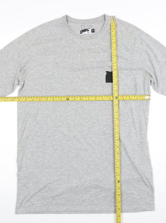Mens UK Size M OWL Grey T-Shirt