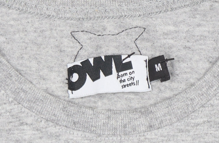 Mens UK Size M OWL Grey T-Shirt