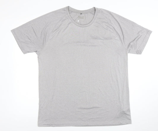 Everlast Mens Grey 2XL Basic Active T-Shirt Gym Top