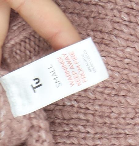 Womens UK Size S TU Pink Pullover Jumper