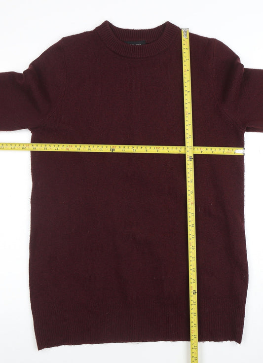 Womens UK Size 10 New Look Red Pullover Jumper