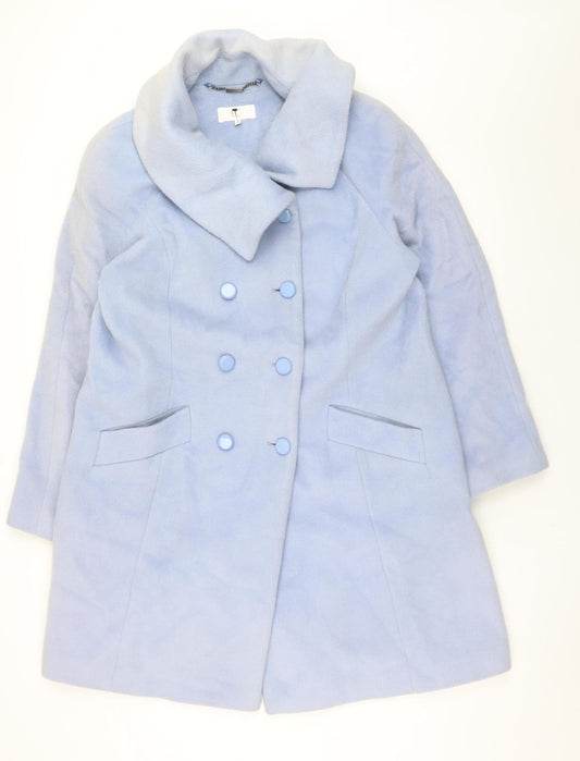 Womens UK Size 18 CC Blue Overcoat