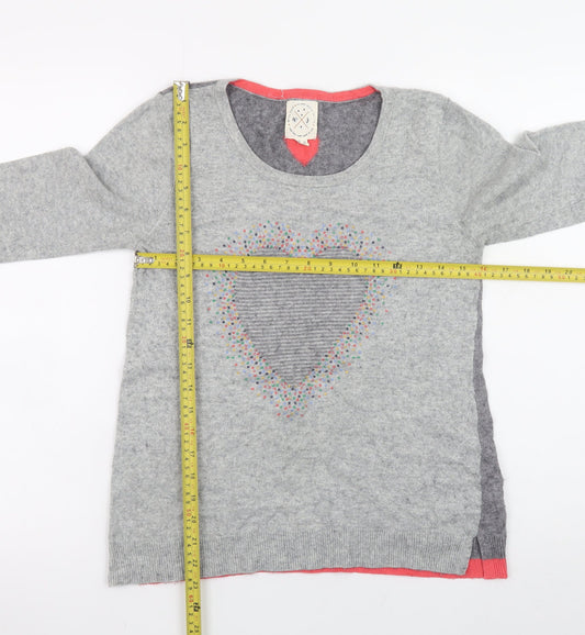 Womens UK Size 8 White Stuff Grey Pullover Jumper