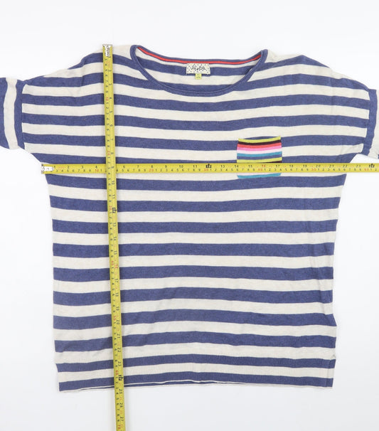 Womens UK Size 12 Heyton Blue Pullover Jumper