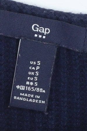 Womens UK Size S Gap Blue Pullover Jumper