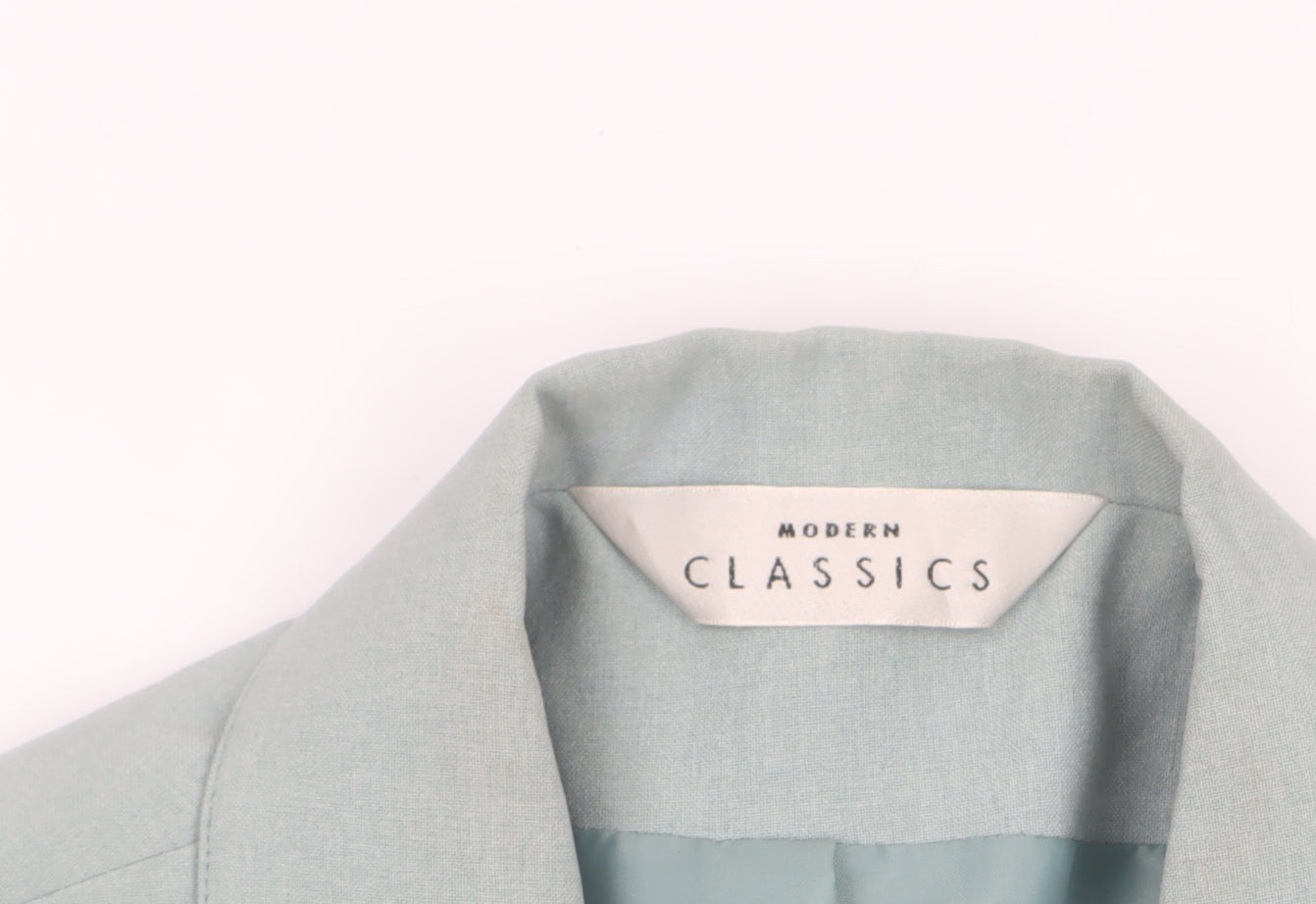 Womens UK Size 18 Modern Classics Green Overcoat