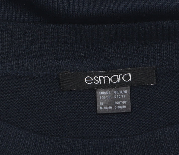 Womens UK Size 10 ESMARA Blue Pullover Jumper