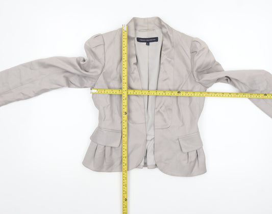 Womens UK Size 8 French Connection Regular Beige Blazer