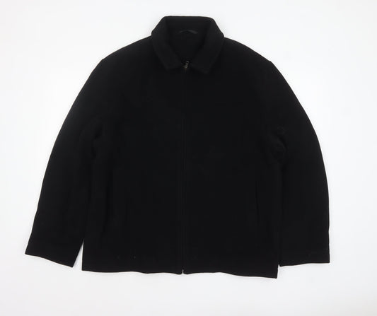 Mens UK Size L Bakerstreet Black Basic Jacket
