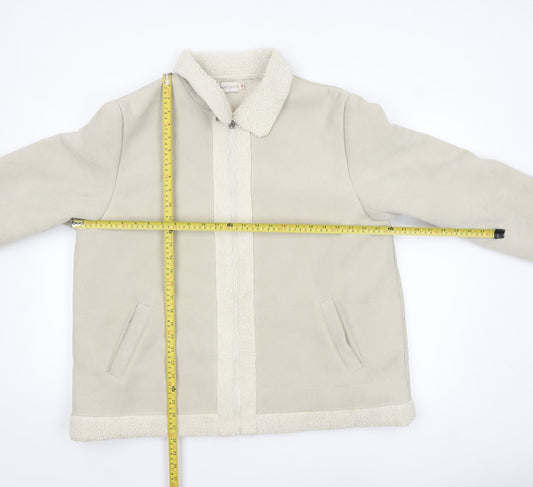 Womens UK Size XL Bonmarché Beige Basic Jacket